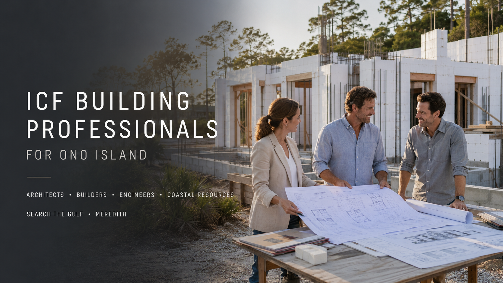 ICF Insulated Concrete Form Home Builders Architects Ono Island
